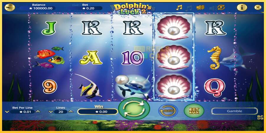 Dolphin’s Luck 2 акча үчүн оюн машинасы, сүрөт 1