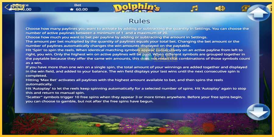 Dolphin’s Luck 2 акча үчүн оюн машинасы, сүрөт 4