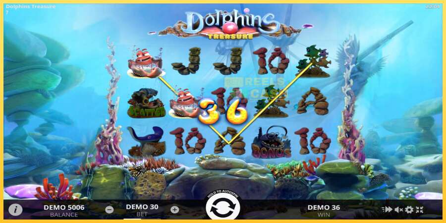 Dolphins Treasure акча үчүн оюн машинасы, сүрөт 2