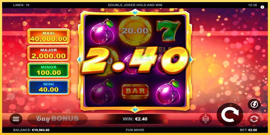 Double Joker Hold and Win акча үчүн оюн машинасы, сүрөт 3