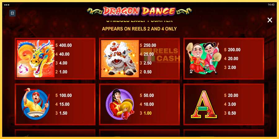 Dragon Dance акча үчүн оюн машинасы, сүрөт 6