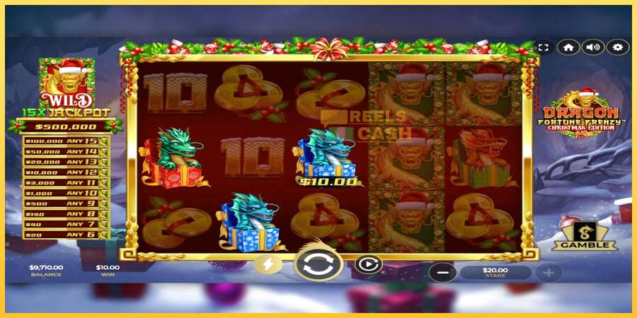 Dragon Fortune Frenzy Christmas Edition акча үчүн оюн машинасы, сүрөт 3