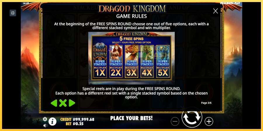 Dragon Kingdom акча үчүн оюн машинасы, сүрөт 6