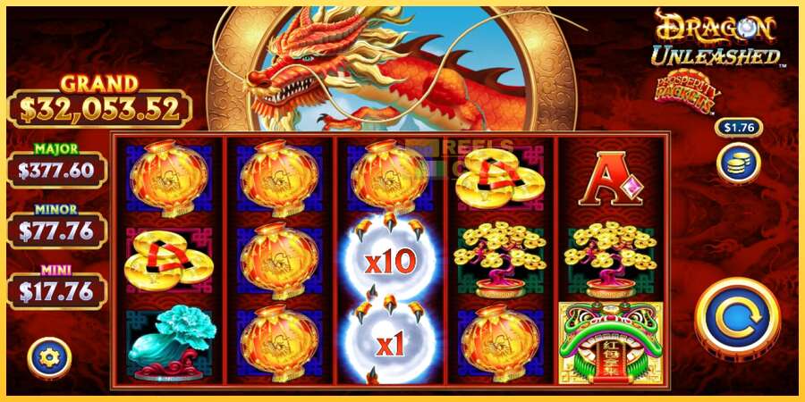 Dragon Unleashed - Prosperity Packets акча үчүн оюн машинасы, сүрөт 3