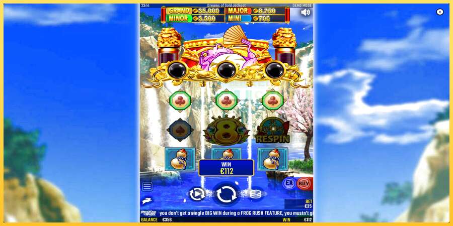 Dreams of Gold Jackpot акча үчүн оюн машинасы, сүрөт 4