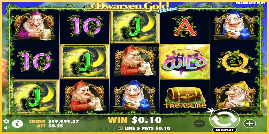 Dwarven Gold Deluxe акча үчүн оюн машинасы, сүрөт 3