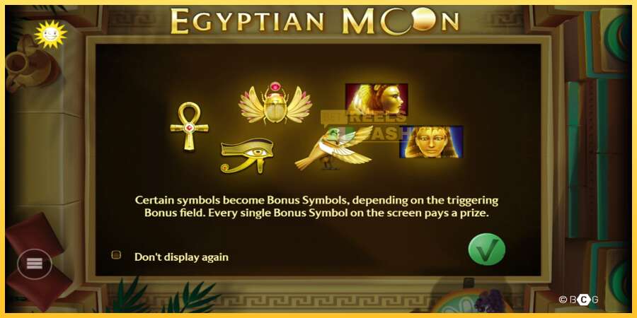 Egyptian Moon акча үчүн оюн машинасы, сүрөт 1