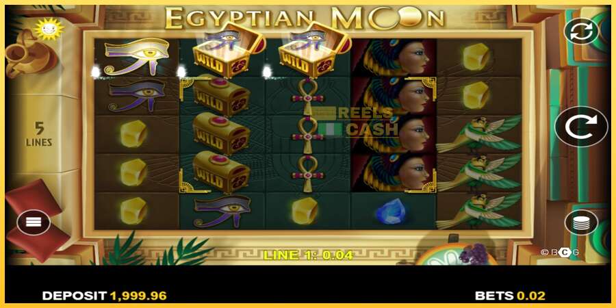 Egyptian Moon акча үчүн оюн машинасы, сүрөт 3