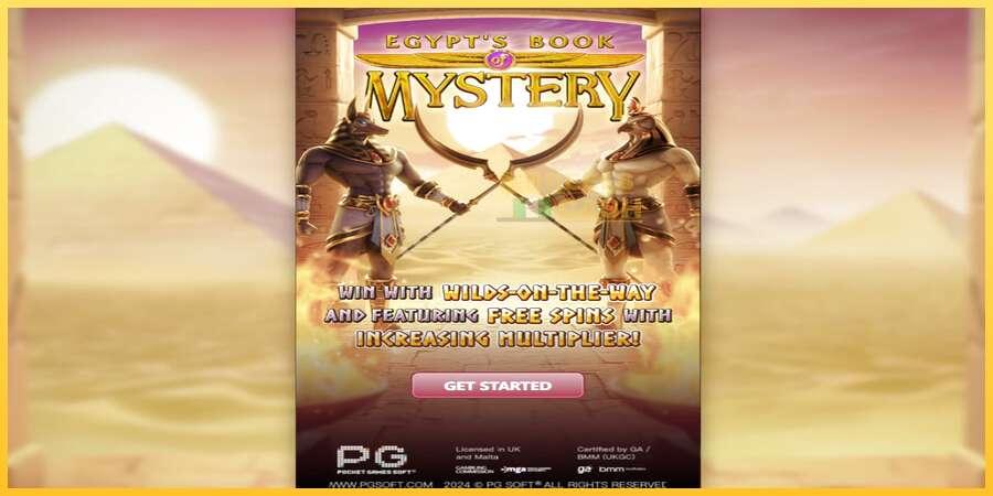 Egypts Book of Mystery акча үчүн оюн машинасы, сүрөт 1