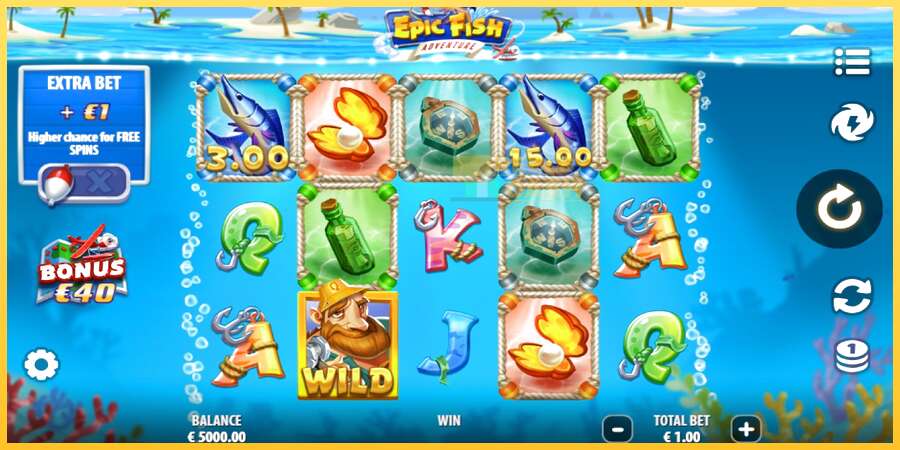 Epic Fish Adventure акча үчүн оюн машинасы, сүрөт 1