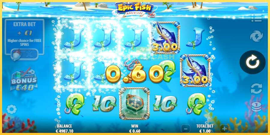 Epic Fish Adventure акча үчүн оюн машинасы, сүрөт 3