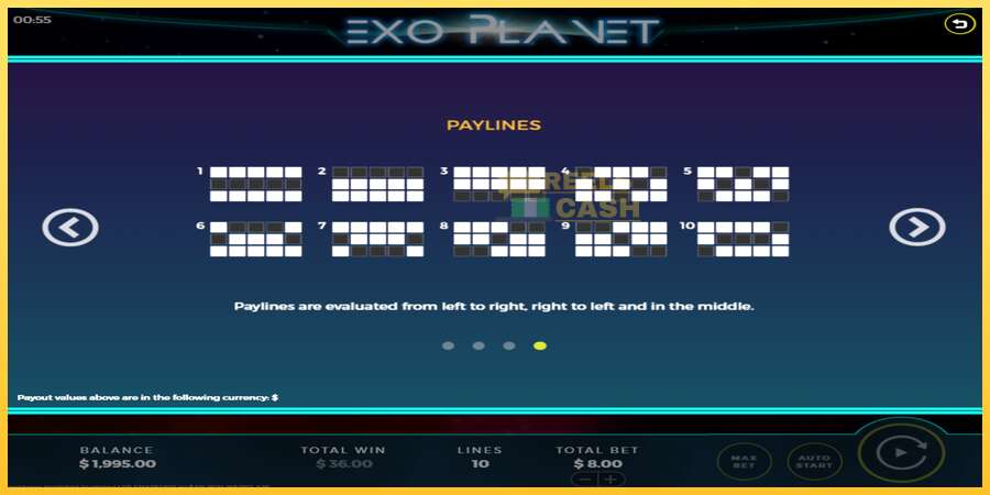 Exo Planet акча үчүн оюн машинасы, сүрөт 6