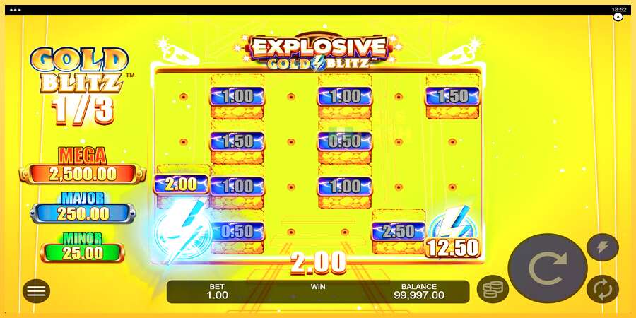 Explosive Gold Blitz акча үчүн оюн машинасы, сүрөт 3