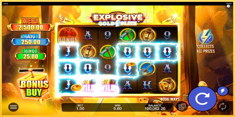 Explosive Gold Blitz акча үчүн оюн машинасы, сүрөт 5