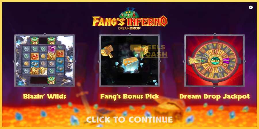 Fangs Inferno Dream Drop акча үчүн оюн машинасы, сүрөт 1