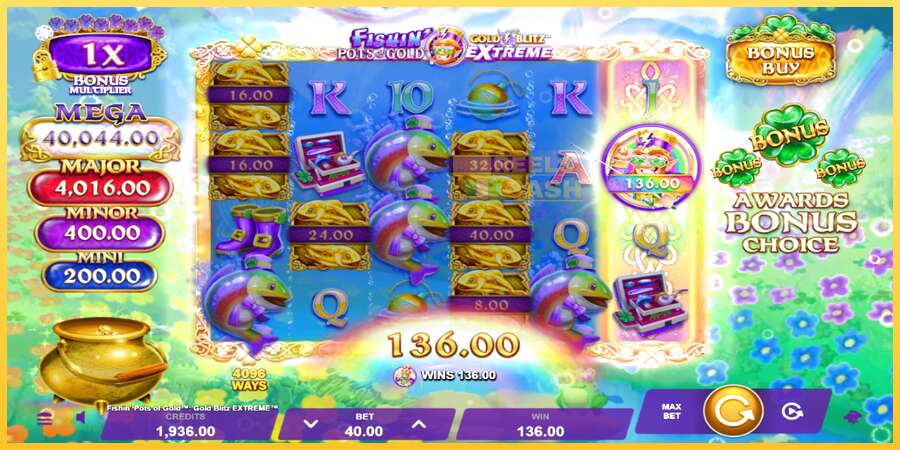 Fishin Pots of Gold: Gold Blitz Extreme акча үчүн оюн машинасы, сүрөт 3