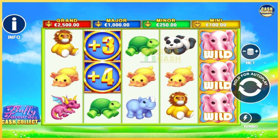 Fluffy Favourites Cash Collect акча үчүн оюн машинасы, сүрөт 2