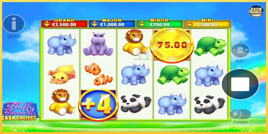 Fluffy Favourites Cash Collect акча үчүн оюн машинасы, сүрөт 4