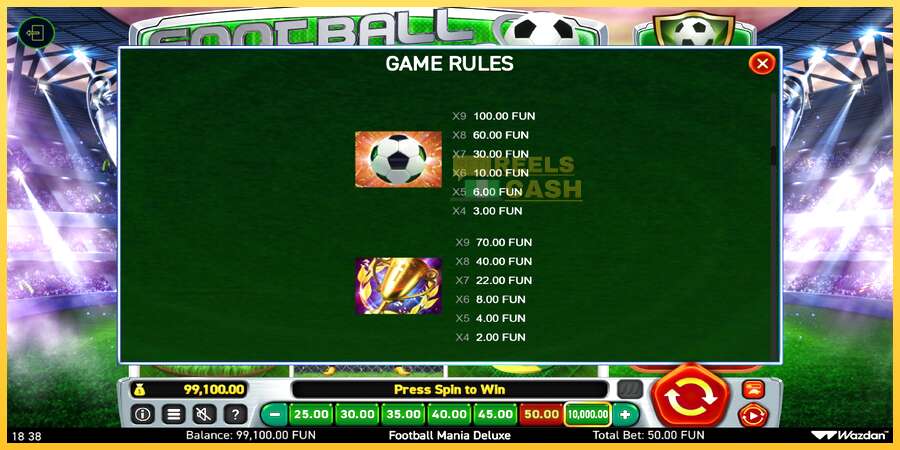 Football Mania Deluxe акча үчүн оюн машинасы, сүрөт 7