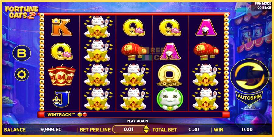 Fortune Cats 2 акча үчүн оюн машинасы, сүрөт 2