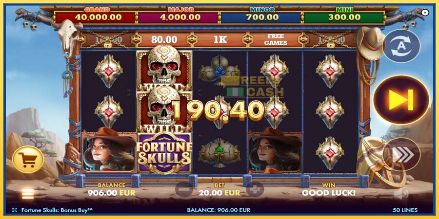 Fortune Skulls Bonus Buy акча үчүн оюн машинасы, сүрөт 4