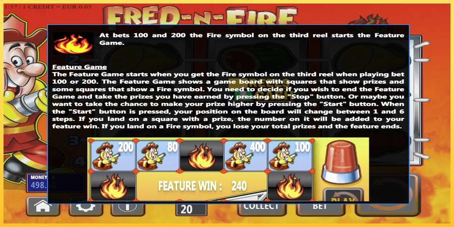 Fred-N-Fire акча үчүн оюн машинасы, сүрөт 5