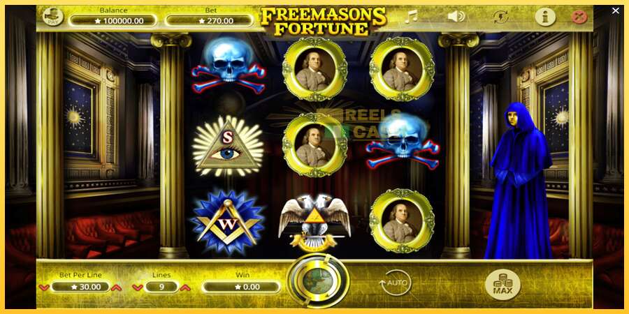 Freemasons Fortune акча үчүн оюн машинасы, сүрөт 2