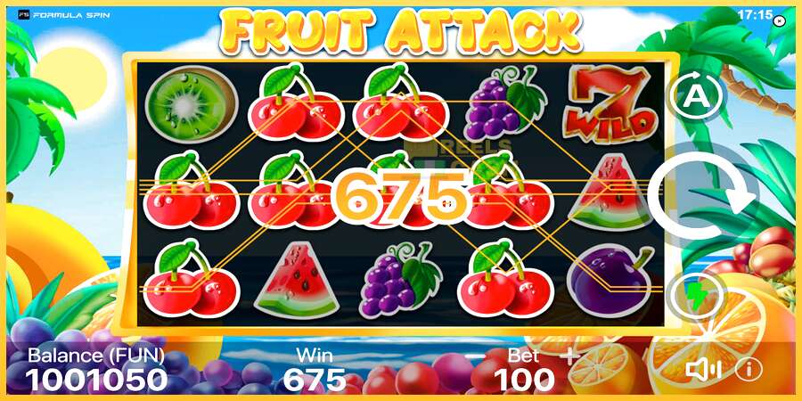 Fruit Attack акча үчүн оюн машинасы, сүрөт 3