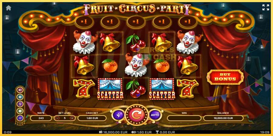 Fruit Circus Party акча үчүн оюн машинасы, сүрөт 2