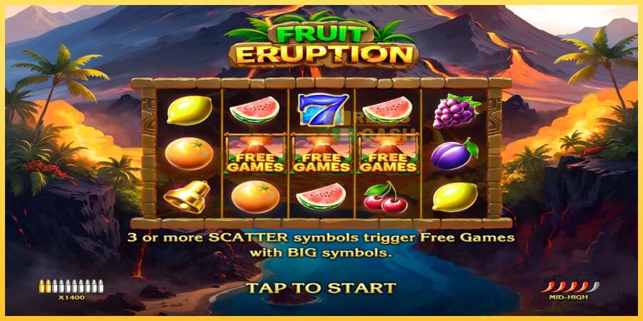 Fruit Eruption акча үчүн оюн машинасы, сүрөт 1