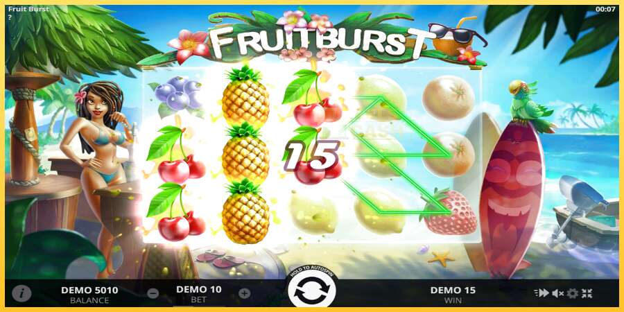 Fruitburst акча үчүн оюн машинасы, сүрөт 2