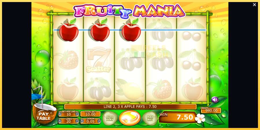 Fruity Mania акча үчүн оюн машинасы, сүрөт 2