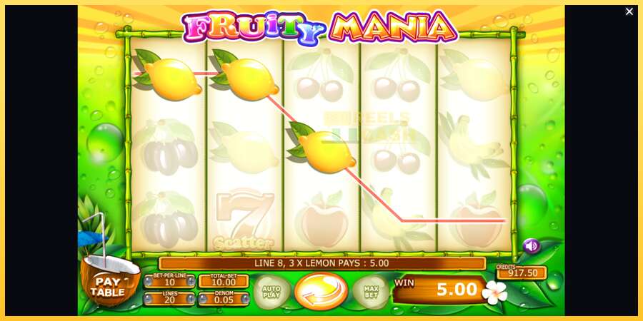 Fruity Mania акча үчүн оюн машинасы, сүрөт 3