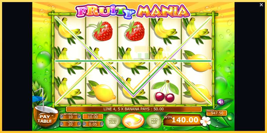 Fruity Mania акча үчүн оюн машинасы, сүрөт 5