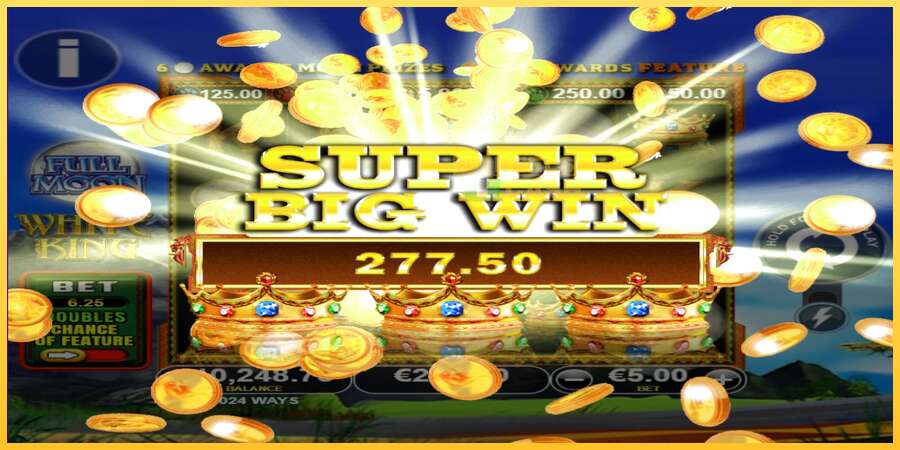 Full Moon: White King PowerPlay Jackpot акча үчүн оюн машинасы, сүрөт 5