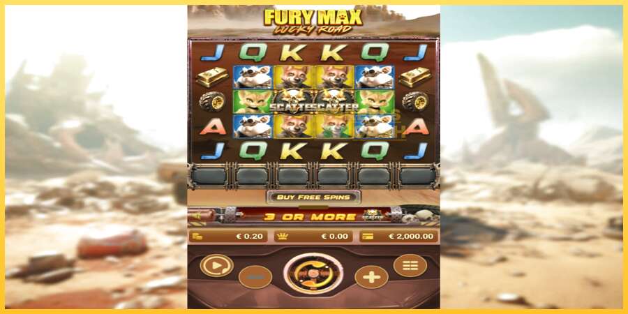 Fury Max Lucky Road акча үчүн оюн машинасы, сүрөт 2