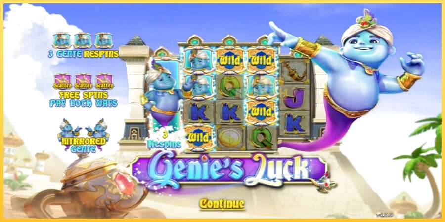 Genie’s Luck акча үчүн оюн машинасы, сүрөт 1