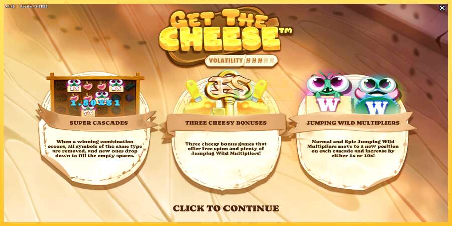 Get The Cheese акча үчүн оюн машинасы, сүрөт 1