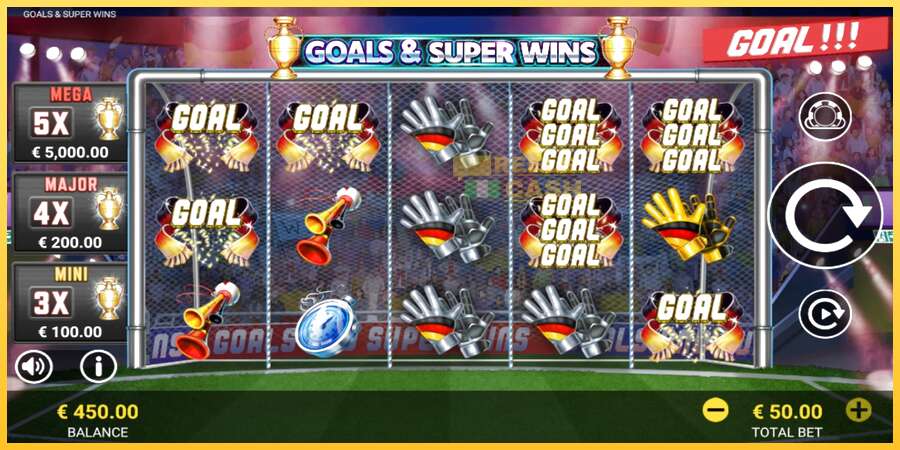 Goals & Super Wins акча үчүн оюн машинасы, сүрөт 2