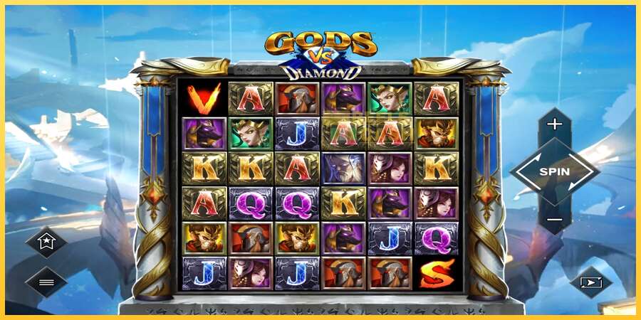 Gods VS Diamond акча үчүн оюн машинасы, сүрөт 1