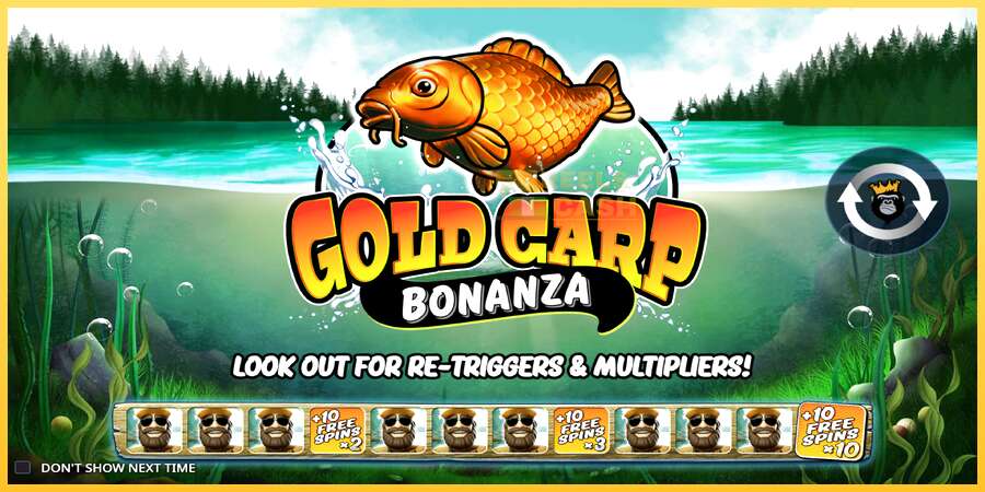 Gold Carp Bonanza акча үчүн оюн машинасы, сүрөт 1