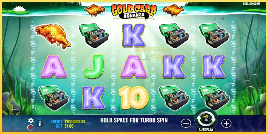 Gold Carp Bonanza акча үчүн оюн машинасы, сүрөт 2