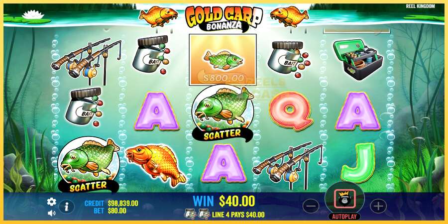 Gold Carp Bonanza акча үчүн оюн машинасы, сүрөт 3