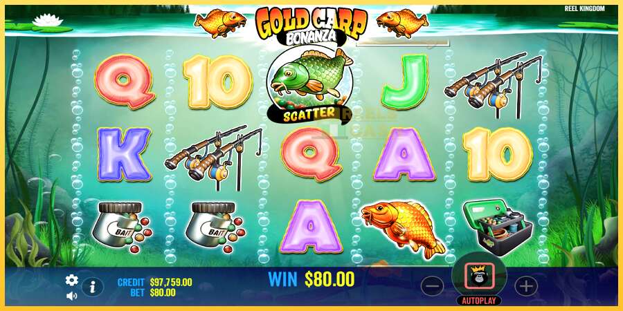 Gold Carp Bonanza акча үчүн оюн машинасы, сүрөт 4