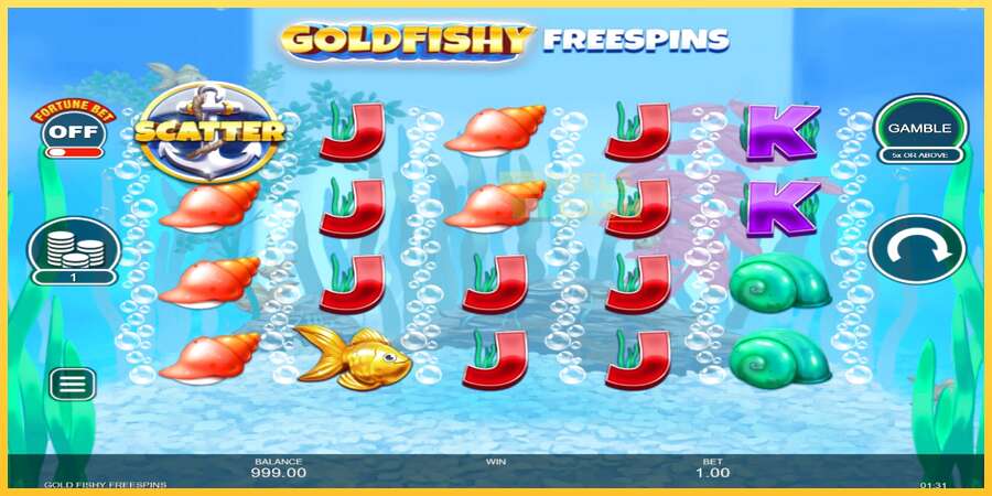 Gold Fishy Free Spins акча үчүн оюн машинасы, сүрөт 2