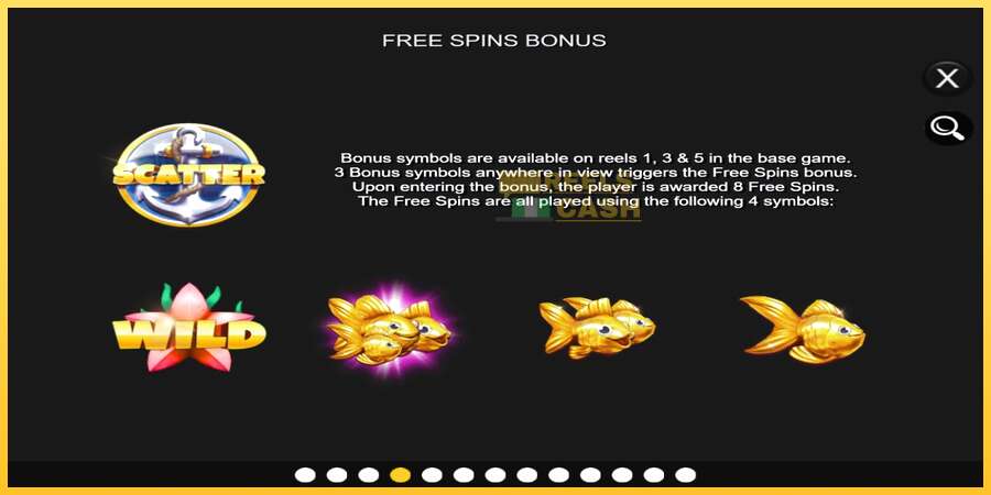 Gold Fishy Free Spins акча үчүн оюн машинасы, сүрөт 5