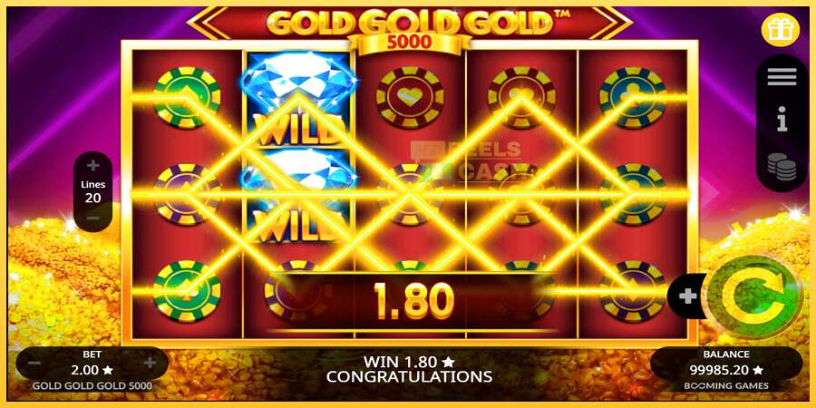 Gold Gold Gold 5000 акча үчүн оюн машинасы, сүрөт 4