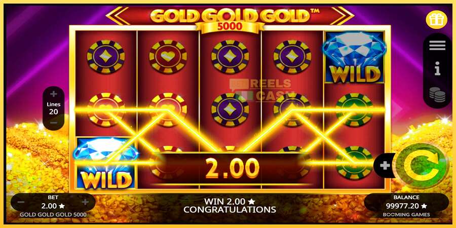 Gold Gold Gold 5000 акча үчүн оюн машинасы, сүрөт 5