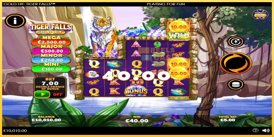 Gold Hit: Tiger Falls акча үчүн оюн машинасы, сүрөт 3