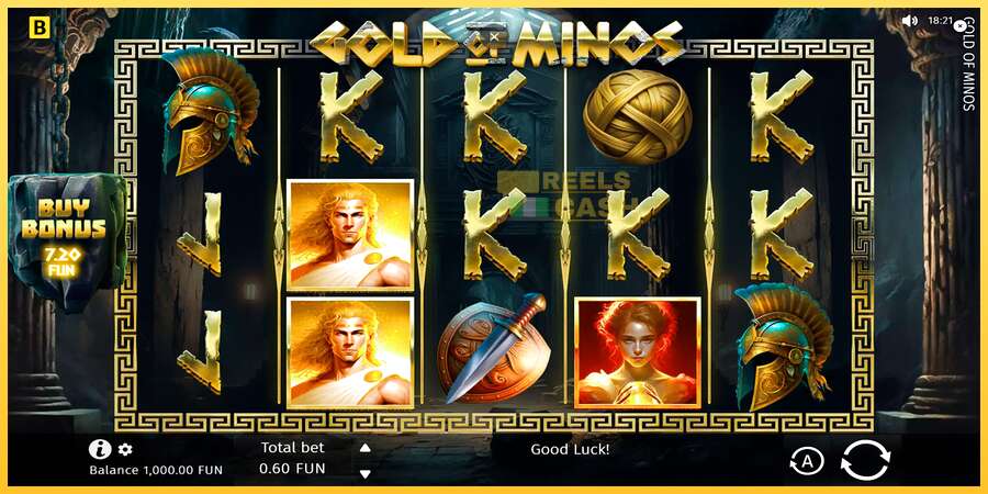 Gold of Minos акча үчүн оюн машинасы, сүрөт 1